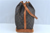 Authentic Louis Vuitton Monogram Noe Shoulder Bag M42224 LV J3494