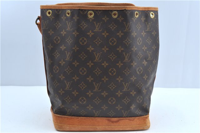 Authentic Louis Vuitton Monogram Noe Shoulder Bag M42224 LV Junk J3495