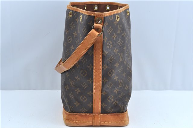 Authentic Louis Vuitton Monogram Noe Shoulder Bag M42224 LV Junk J3495