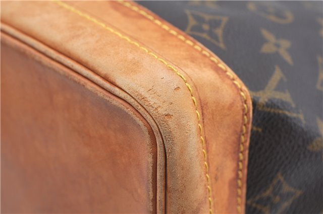 Authentic Louis Vuitton Monogram Noe Shoulder Bag M42224 LV Junk J3495