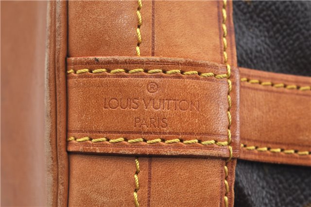 Authentic Louis Vuitton Monogram Noe Shoulder Bag M42224 LV Junk J3495