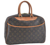Authentic Louis Vuitton Monogram Deauville Hand Bag M47270 LV J3502