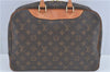 Authentic Louis Vuitton Monogram Deauville Hand Bag M47270 LV J3502