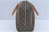 Authentic Louis Vuitton Monogram Deauville Hand Bag M47270 LV J3502