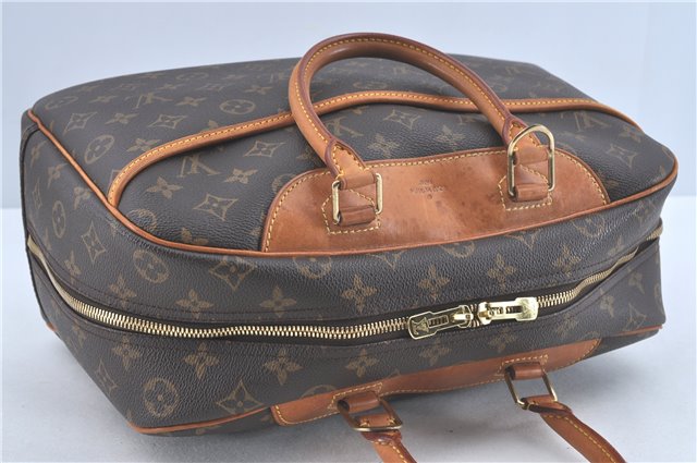 Authentic Louis Vuitton Monogram Deauville Hand Bag M47270 LV J3502