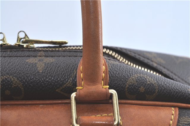 Authentic Louis Vuitton Monogram Deauville Hand Bag M47270 LV J3502