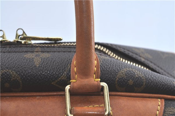 Authentic Louis Vuitton Monogram Deauville Hand Bag M47270 LV J3502