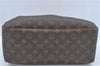 Authentic Louis Vuitton Monogram Deauville Hand Bag M47270 LV J3502