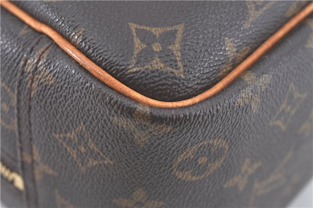 Authentic Louis Vuitton Monogram Deauville Hand Bag M47270 LV J3502