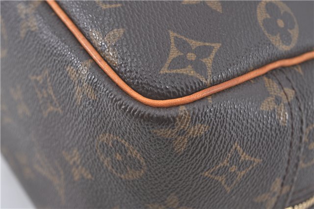 Authentic Louis Vuitton Monogram Deauville Hand Bag M47270 LV J3502