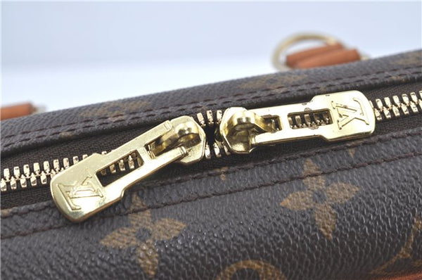 Authentic Louis Vuitton Monogram Deauville Hand Bag M47270 LV J3502