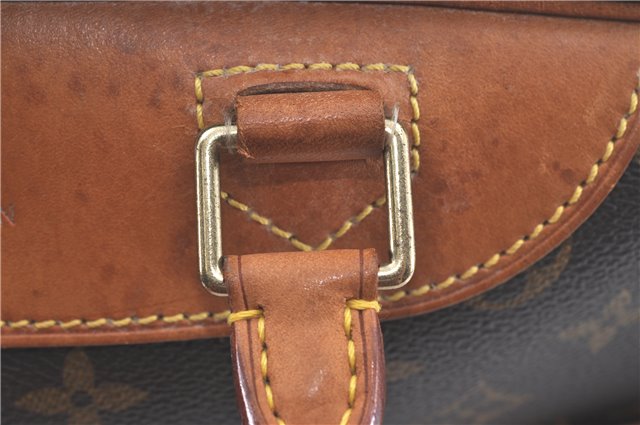 Authentic Louis Vuitton Monogram Deauville Hand Bag M47270 LV J3502