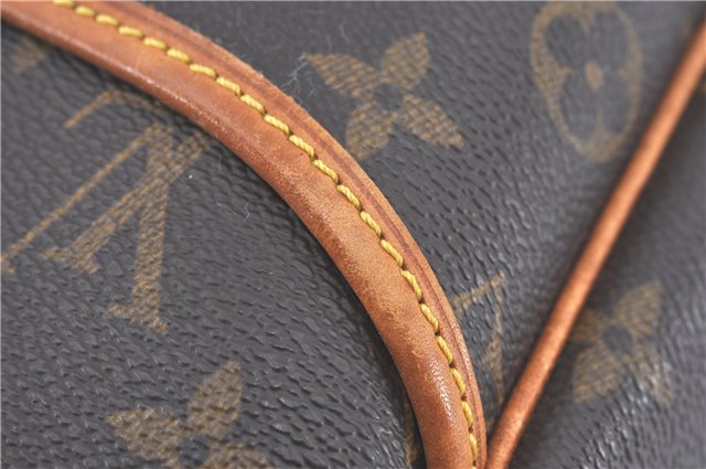 Authentic Louis Vuitton Monogram Deauville Hand Bag M47270 LV J3502