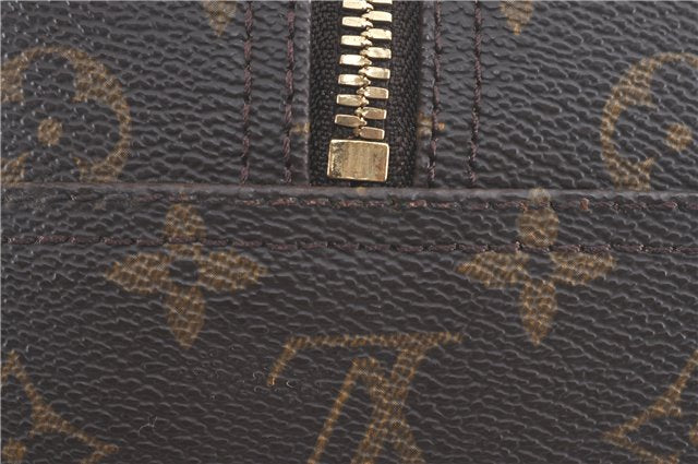 Authentic Louis Vuitton Monogram Deauville Hand Bag M47270 LV J3502