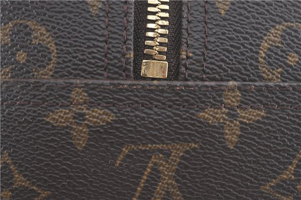 Authentic Louis Vuitton Monogram Deauville Hand Bag M47270 LV J3502