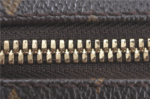 Authentic Louis Vuitton Monogram Deauville Hand Bag M47270 LV J3502