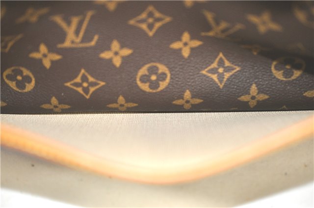 Authentic Louis Vuitton Monogram Deauville Hand Bag M47270 LV J3502