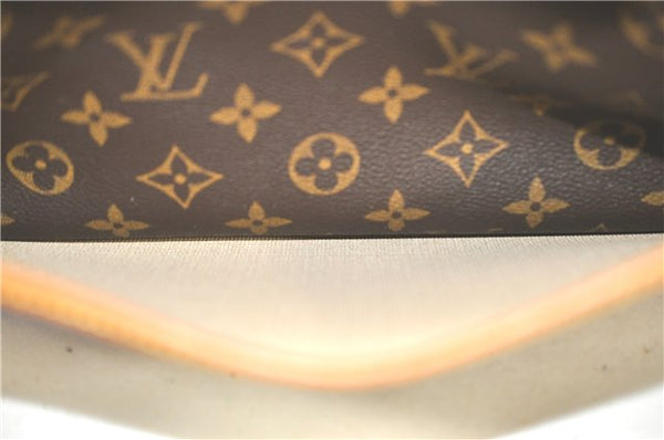 Authentic Louis Vuitton Monogram Deauville Hand Bag M47270 LV J3502