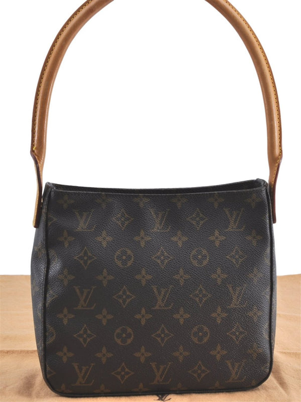 Authentic Louis Vuitton Monogram Looping MM Shoulder Bag M51146 LV J3531