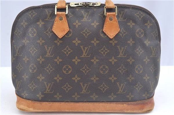 Authentic Louis Vuitton Monogram Alma Hand Bag Purse M51130 LV J3532