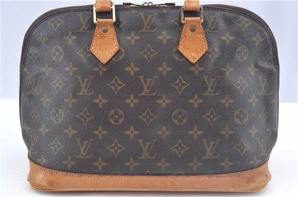Authentic Louis Vuitton Monogram Alma Hand Bag Purse M51130 LV J3532