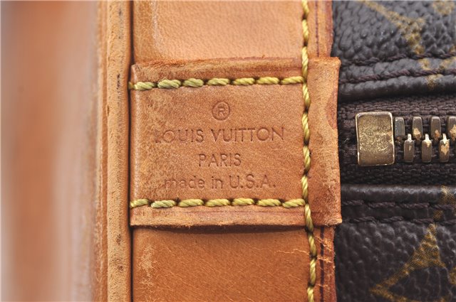 Authentic Louis Vuitton Monogram Alma Hand Bag Purse M51130 LV J3532