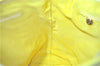 Authentic CHANEL Caviar Skin CC Logo Shoulder Tote Bag Yellow J3554
