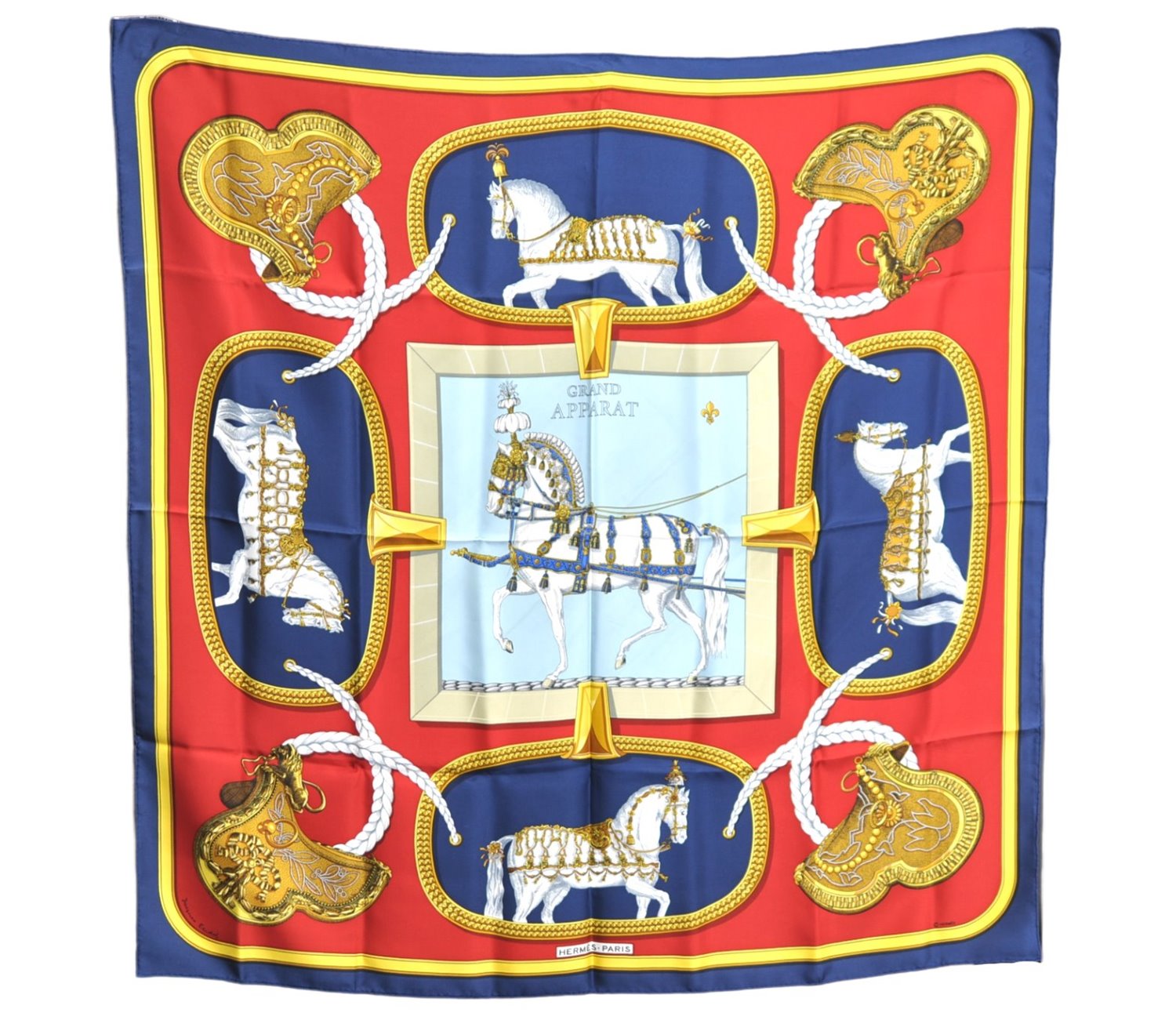 Authentic HERMES Carre 90 Scarf 