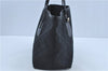 Authentic GUCCI Shoulder Tote Bag GG Canvas Leather 211976 Black J3565