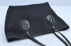 Authentic GUCCI Shoulder Tote Bag GG Canvas Leather 211976 Black J3565