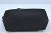 Authentic GUCCI Shoulder Tote Bag GG Canvas Leather 211976 Black J3565