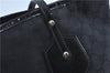 Authentic GUCCI Shoulder Tote Bag GG Canvas Leather 211976 Black J3565