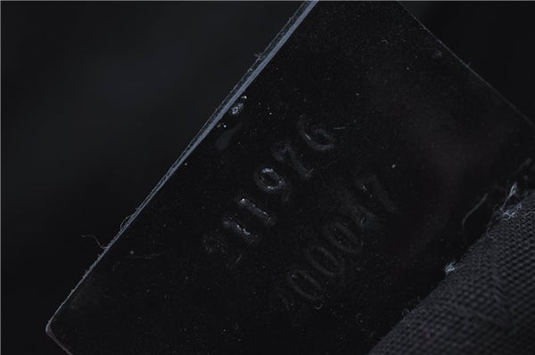 Authentic GUCCI Shoulder Tote Bag GG Canvas Leather 211976 Black J3565