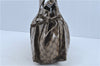 Authentic GUCCI Hysteria GG Crystal Crest Hand Boston Bag PVC 197021 Brown J3569