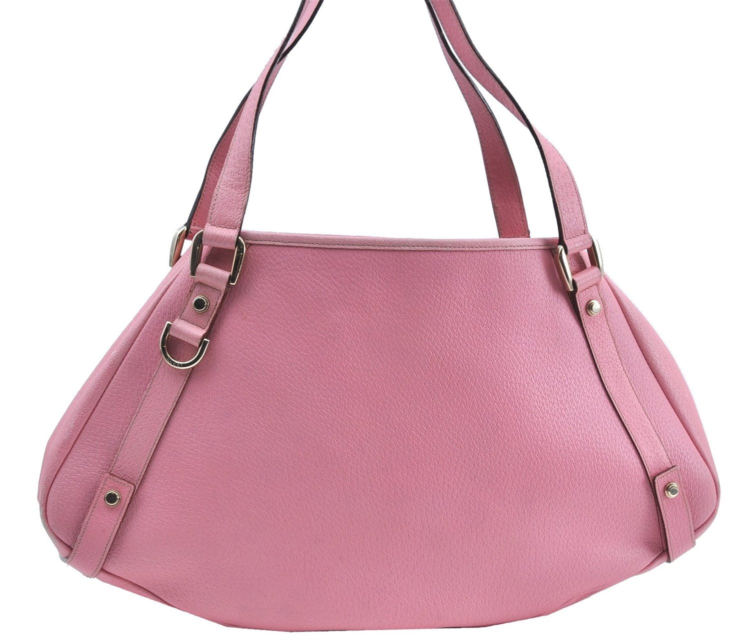 Authentic GUCCI Abbey Shoulder Tote Bag Purse Leather 147652 Pink J3580
