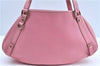 Authentic GUCCI Abbey Shoulder Tote Bag Purse Leather 147652 Pink J3580