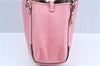 Authentic GUCCI Abbey Shoulder Tote Bag Purse Leather 147652 Pink J3580