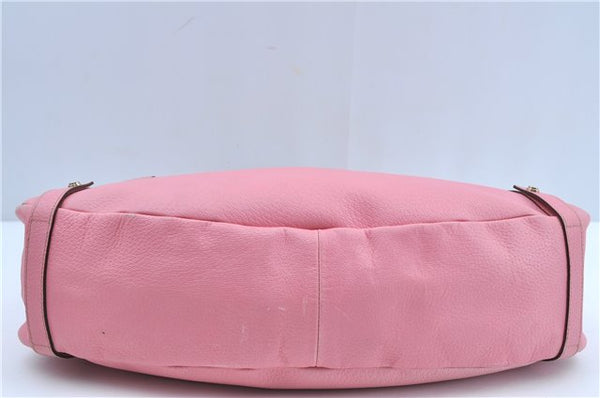 Authentic GUCCI Abbey Shoulder Tote Bag Purse Leather 147652 Pink J3580