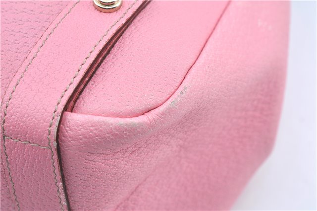 Authentic GUCCI Abbey Shoulder Tote Bag Purse Leather 147652 Pink J3580