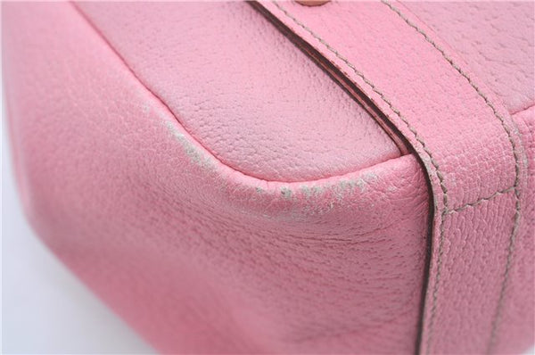 Authentic GUCCI Abbey Shoulder Tote Bag Purse Leather 147652 Pink J3580