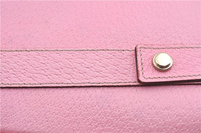 Authentic GUCCI Abbey Shoulder Tote Bag Purse Leather 147652 Pink J3580