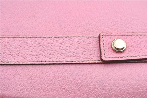 Authentic GUCCI Abbey Shoulder Tote Bag Purse Leather 147652 Pink J3580