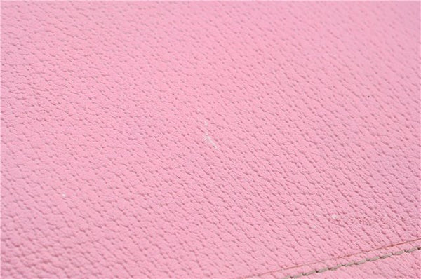 Authentic GUCCI Abbey Shoulder Tote Bag Purse Leather 147652 Pink J3580