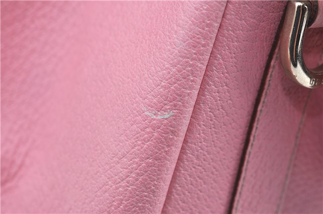 Authentic GUCCI Abbey Shoulder Tote Bag Purse Leather 147652 Pink J3580