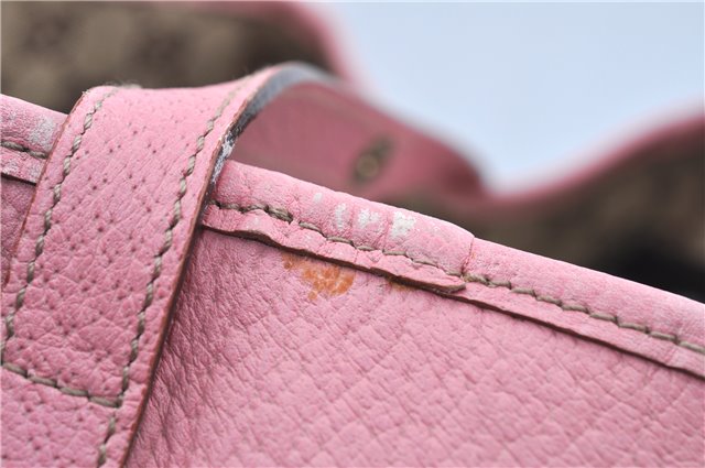 Authentic GUCCI Abbey Shoulder Tote Bag Purse Leather 147652 Pink J3580