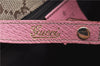Authentic GUCCI Abbey Shoulder Tote Bag Purse Leather 147652 Pink J3580