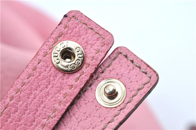 Authentic GUCCI Abbey Shoulder Tote Bag Purse Leather 147652 Pink J3580