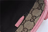 Authentic GUCCI Abbey Shoulder Tote Bag Purse Leather 147652 Pink J3580