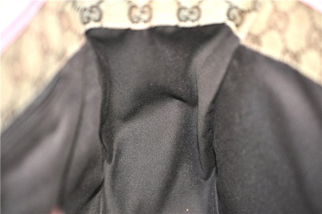 Authentic GUCCI Abbey Shoulder Tote Bag Purse Leather 147652 Pink J3580