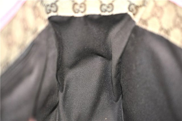 Authentic GUCCI Abbey Shoulder Tote Bag Purse Leather 147652 Pink J3580